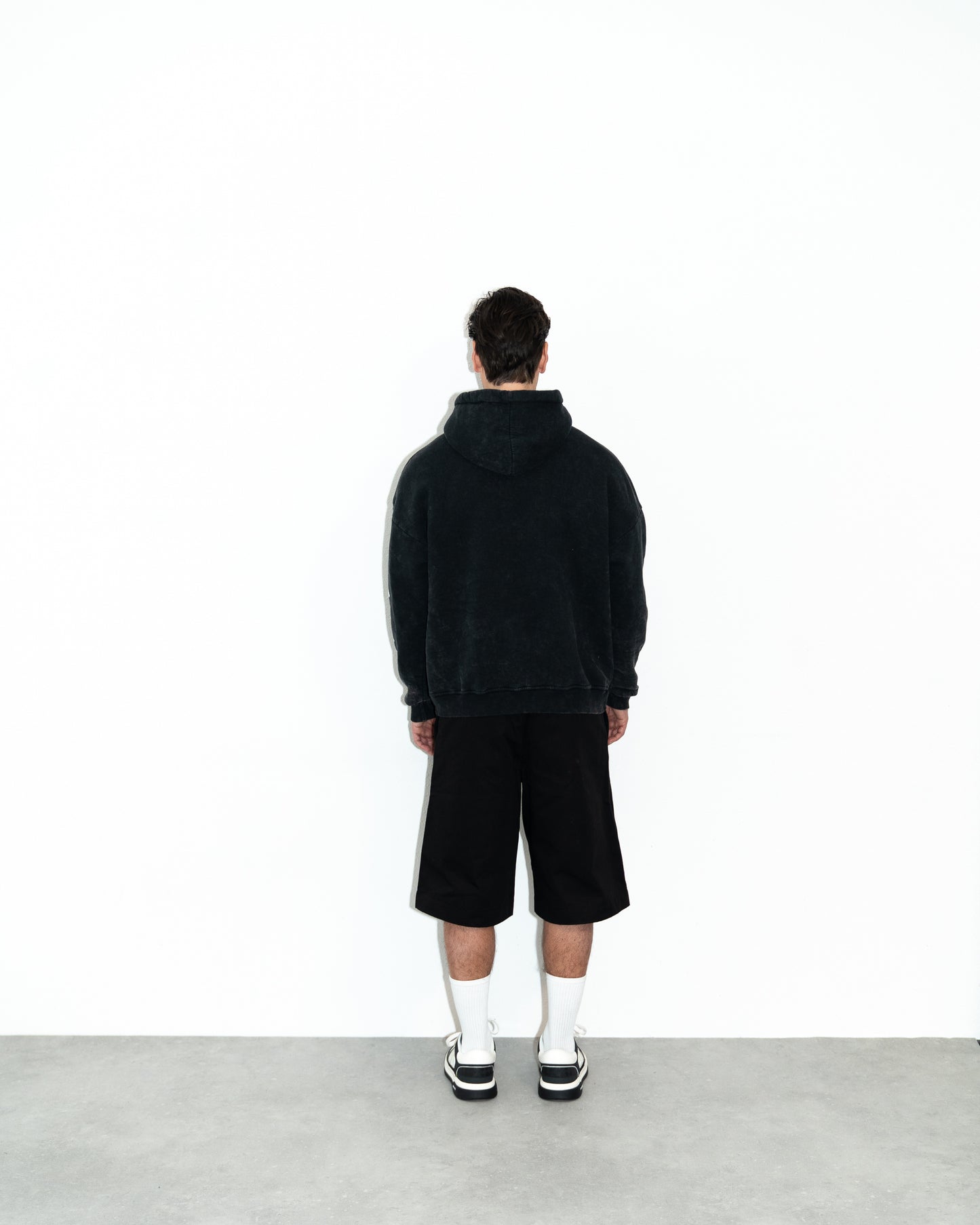 Ceasarss Hoodie Washed Black
