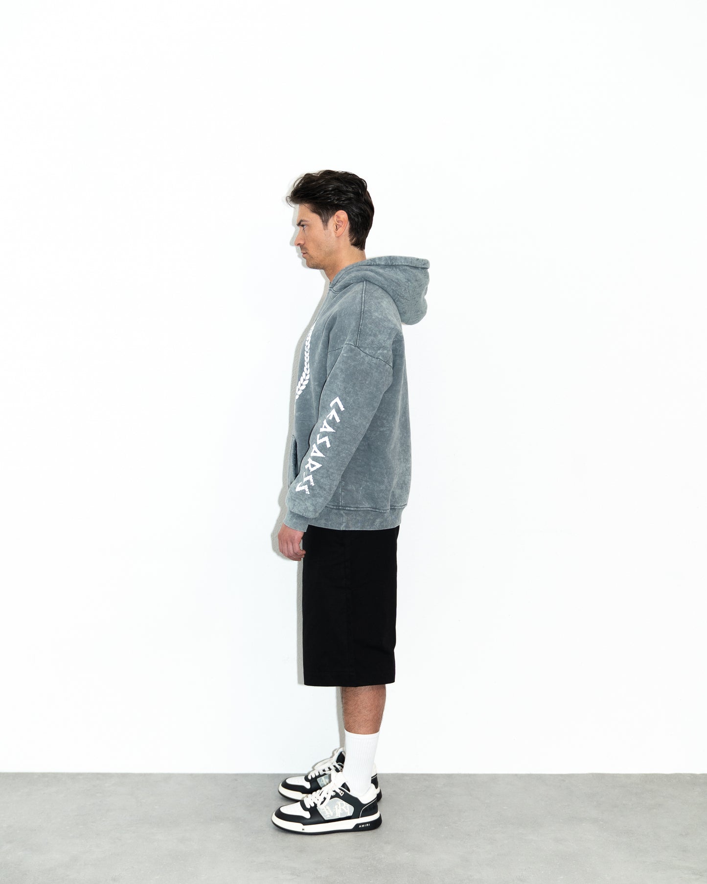 Ceasarss Hoodie Washed Grey
