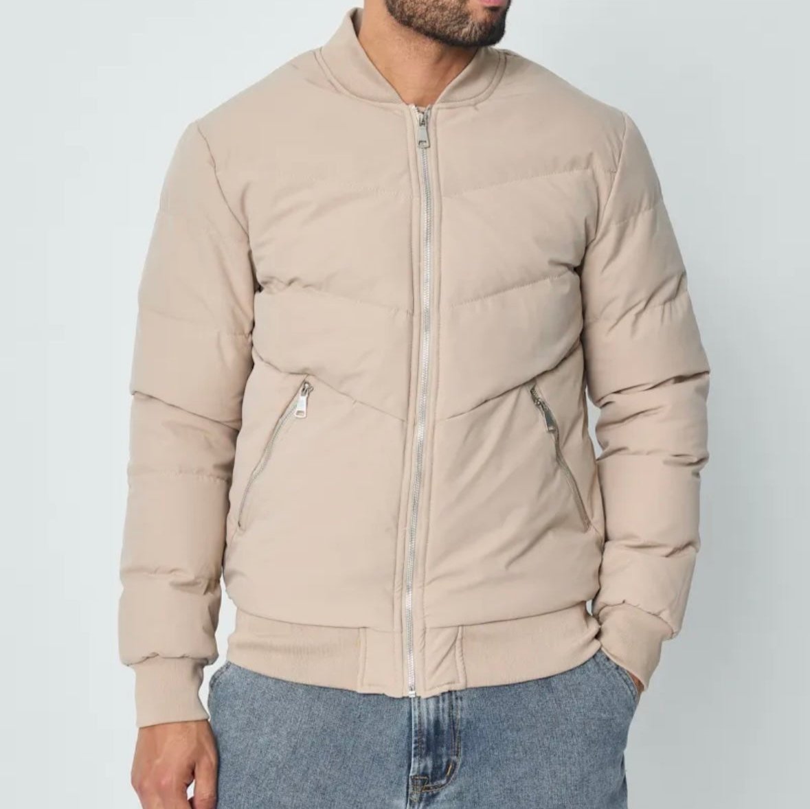 Bomberjacket Beige