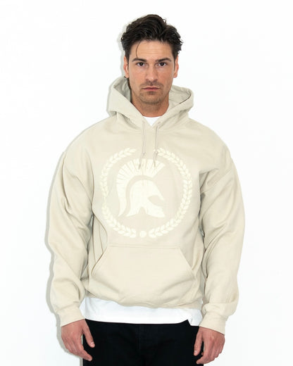 Ceasarss Logo Hoodie Beige