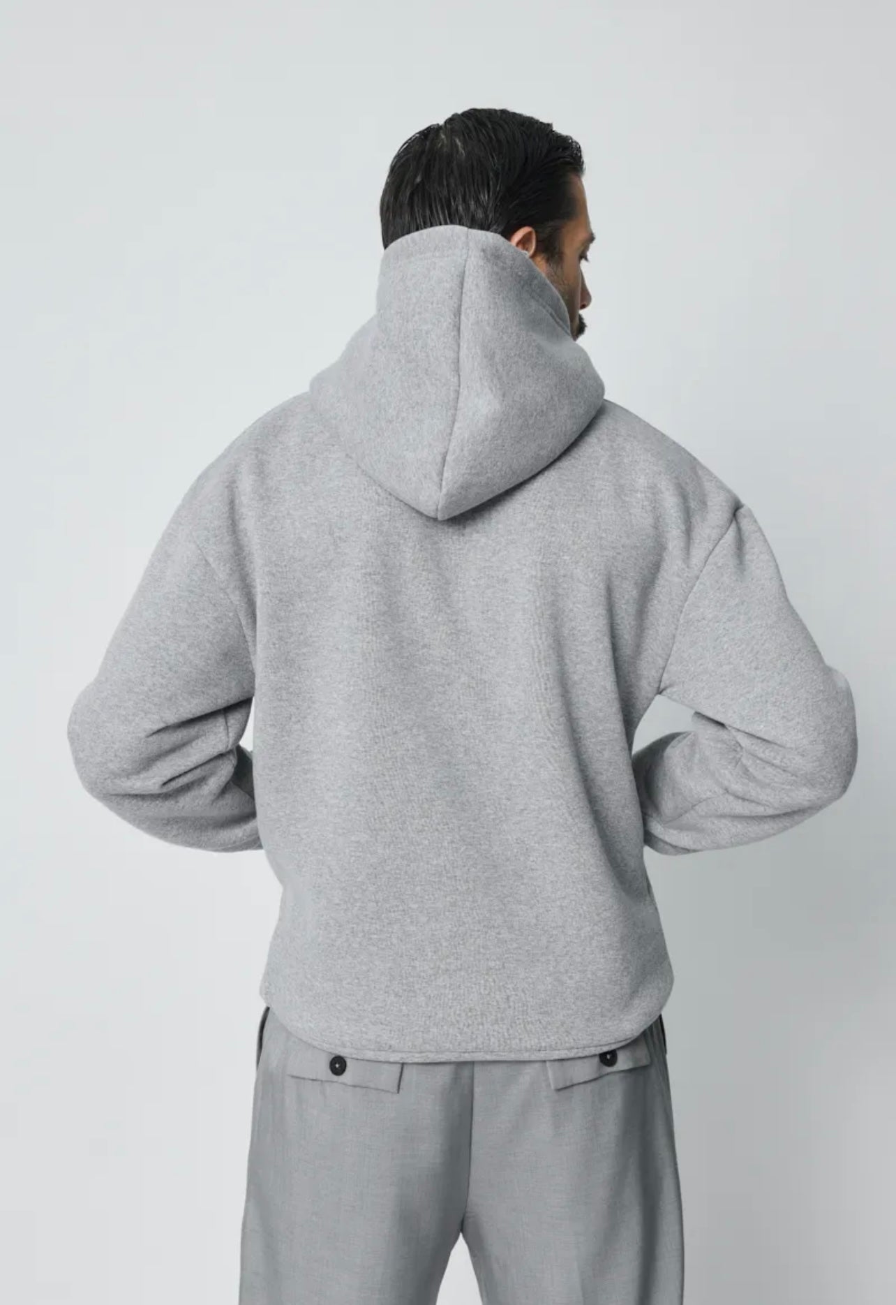 Essentials oversized hoodie Grey