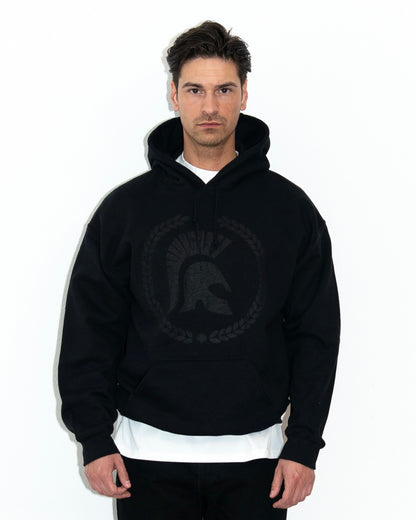 Ceasarss Logo Hoodie Black on Black