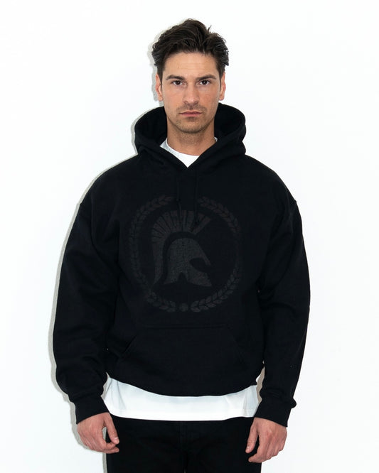 Ceasarss Logo Hoodie Black on Black