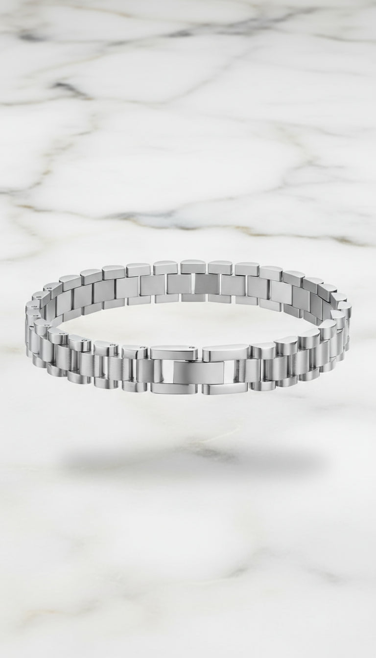 Small Silver Presidente Bracelet