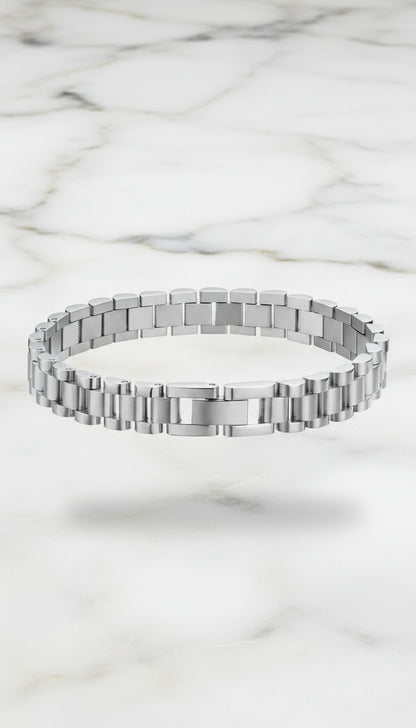 Small Silver Presidente Bracelet