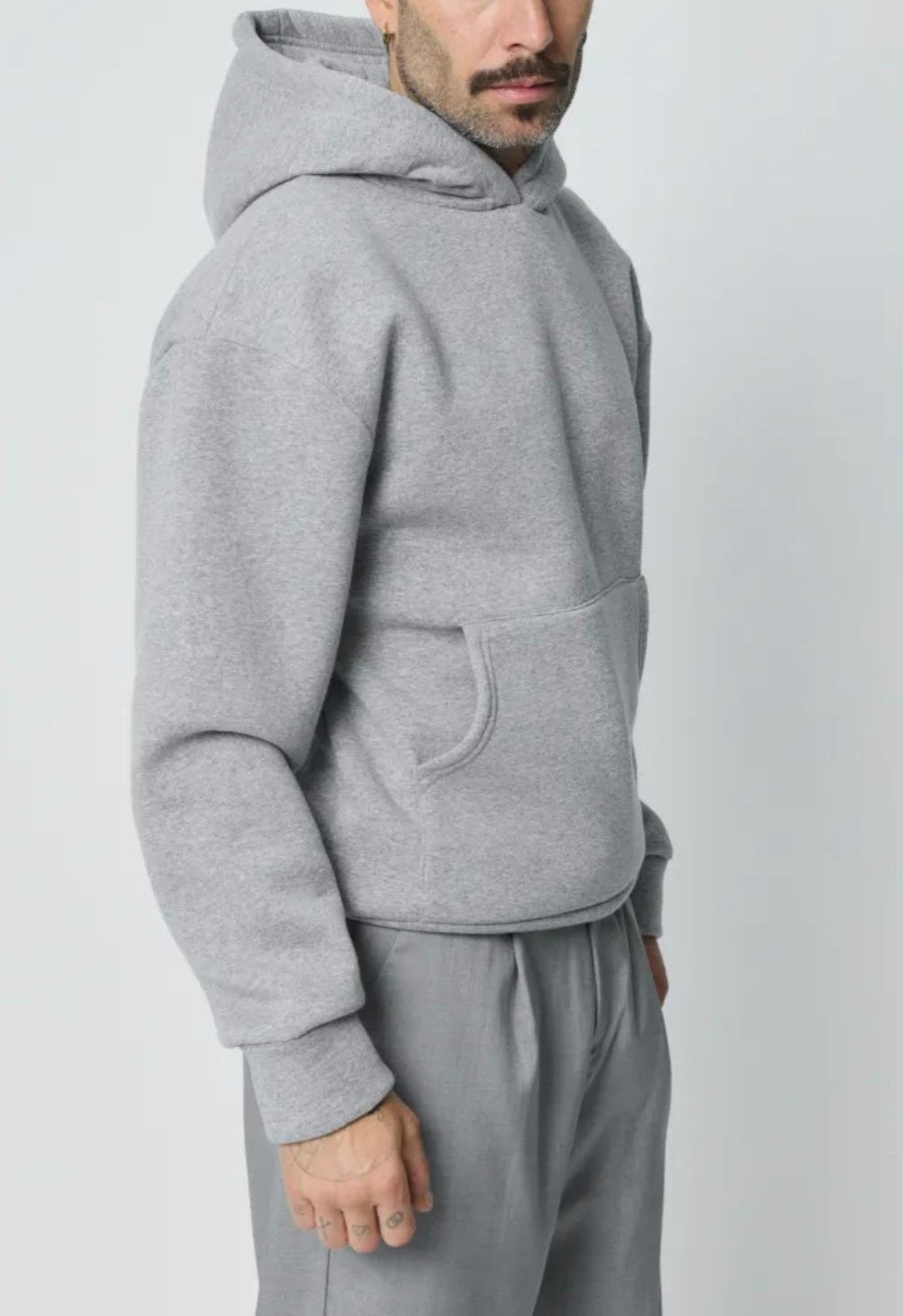 Essentials oversized hoodie Grey