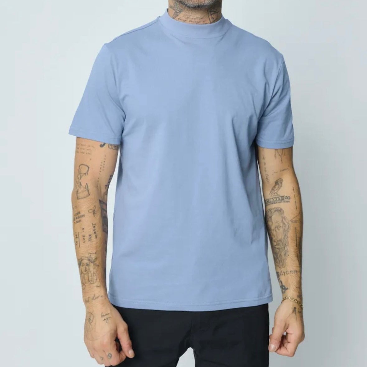 T-Shirt crew neck Blue