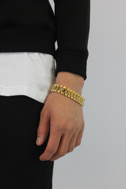 Ceasarss golden presidente bracelet