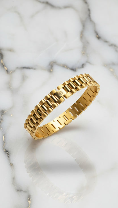 Golden Logo Presidente Bracelet
