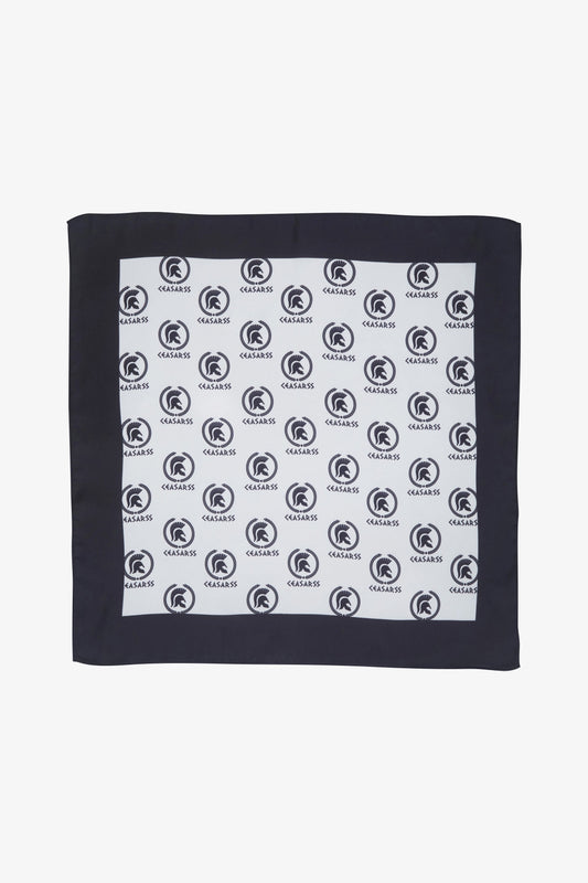 Ceasarss satin logo scarf