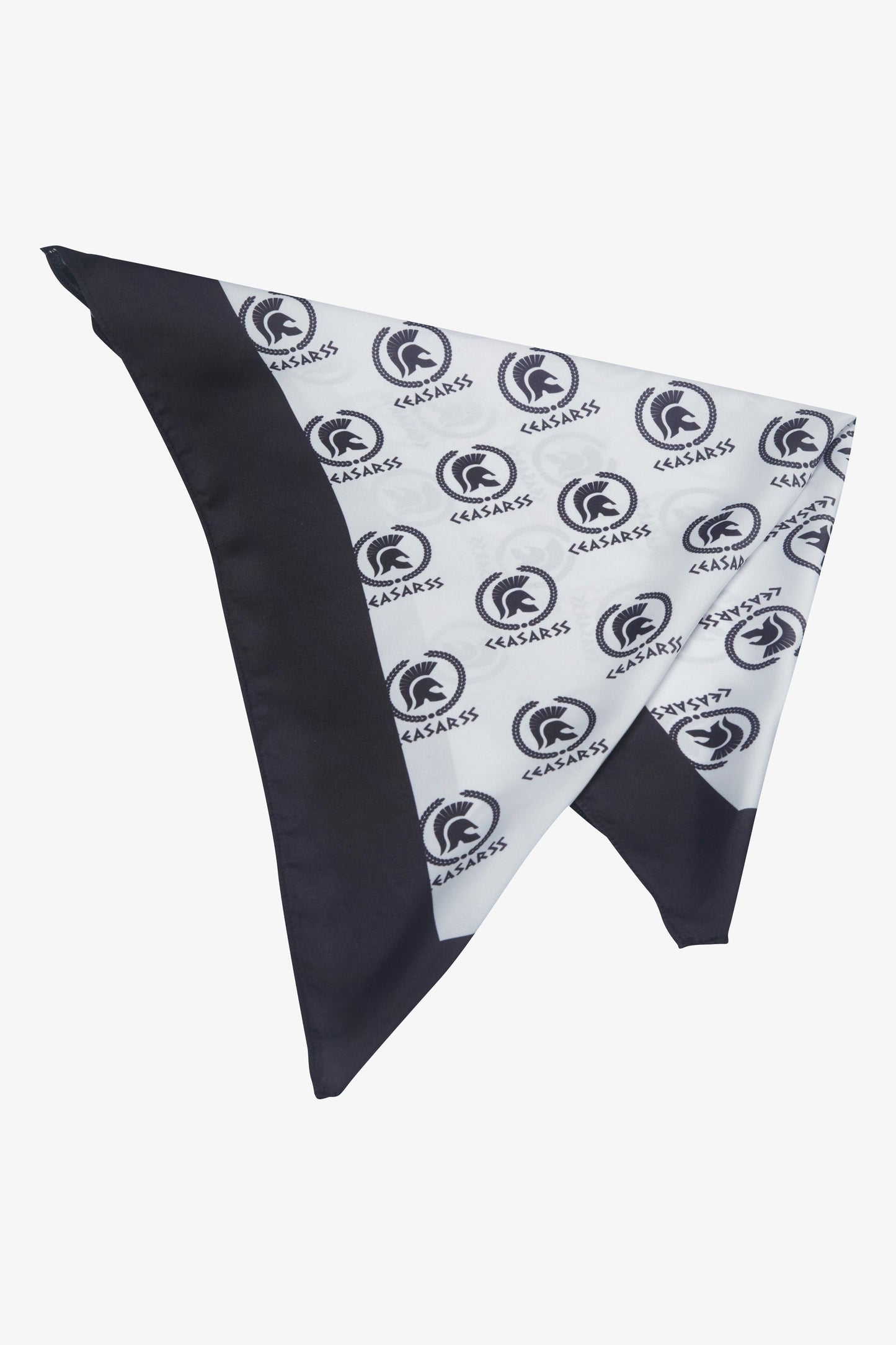 Ceasarss satin logo scarf