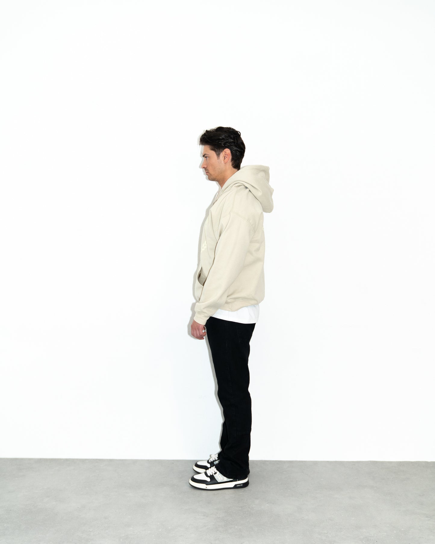 Ceasarss Logo Hoodie Beige