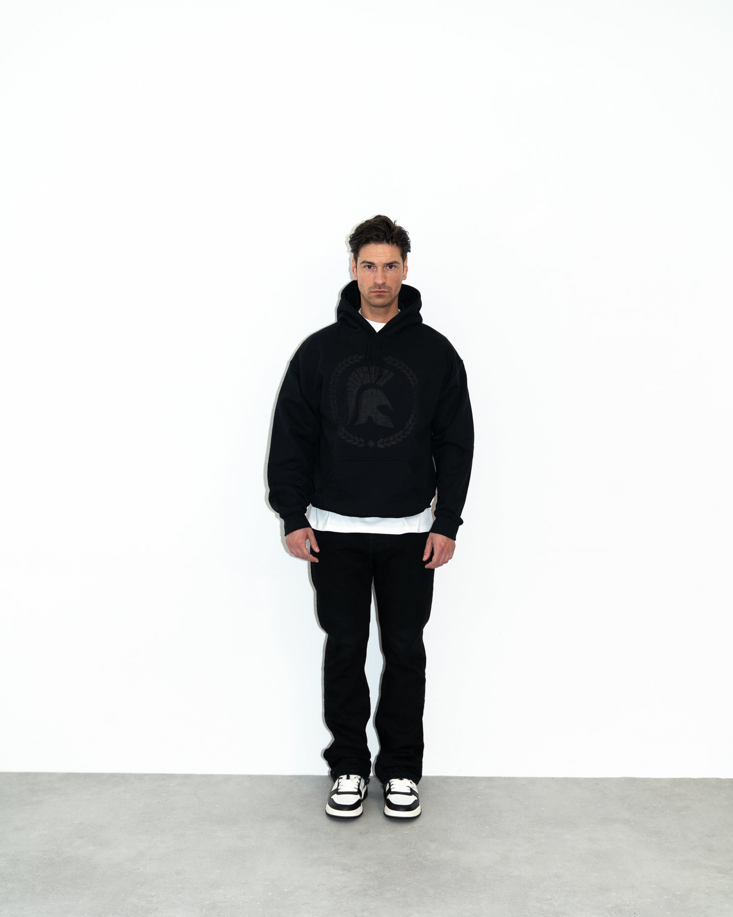 Ceasarss Logo Hoodie Black on Black