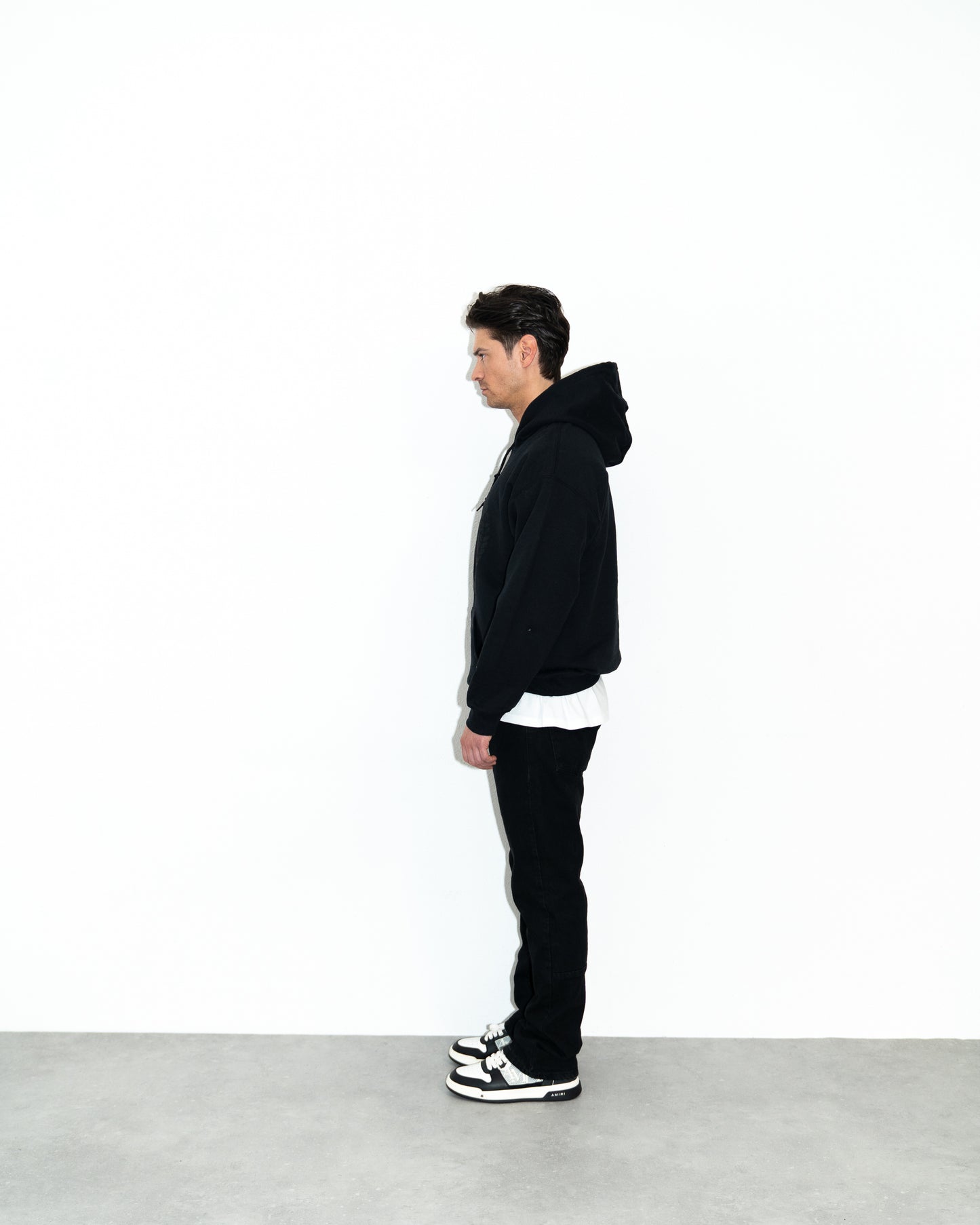 Ceasarss Logo Hoodie Black on Black