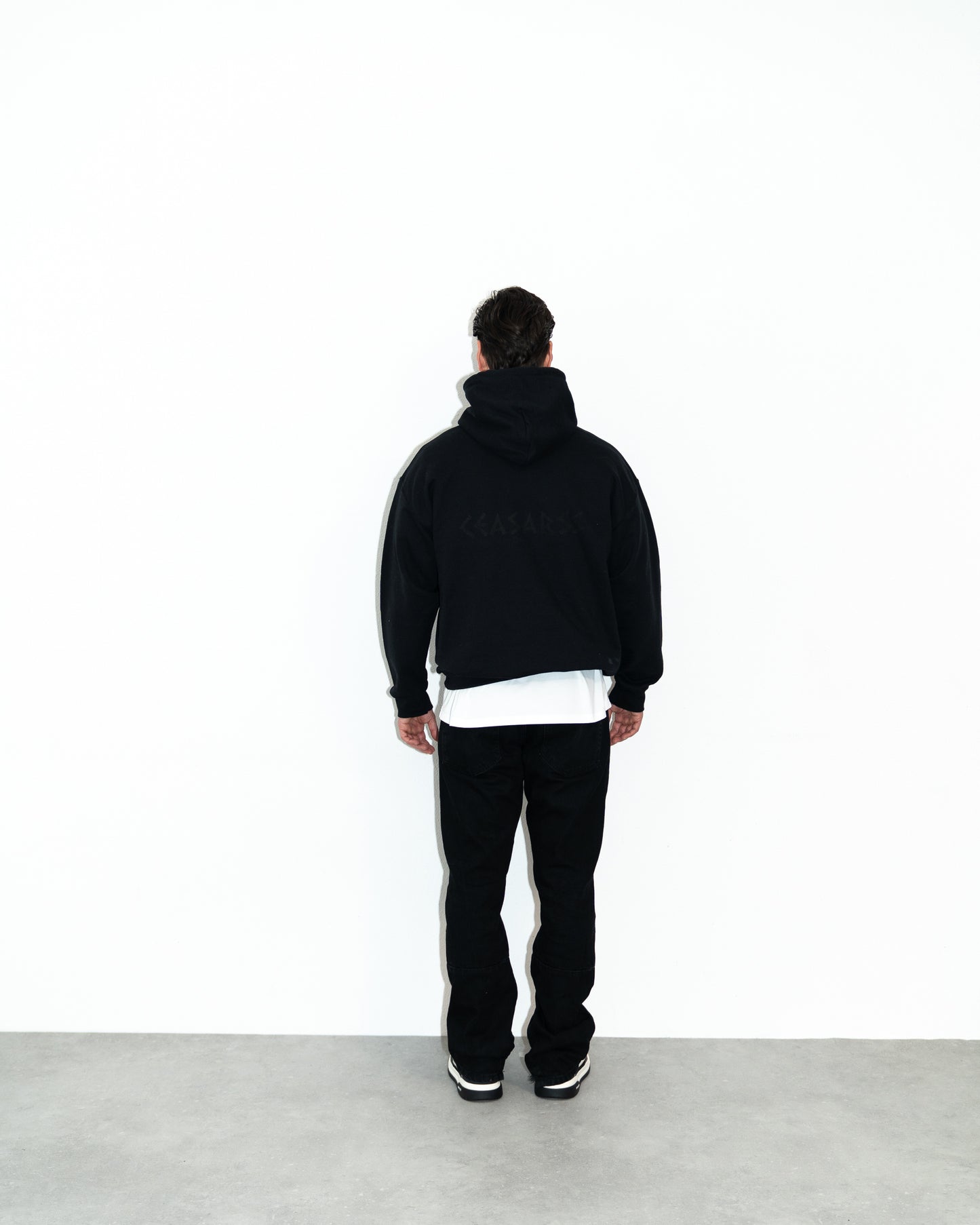 Ceasarss Logo Hoodie Black on Black