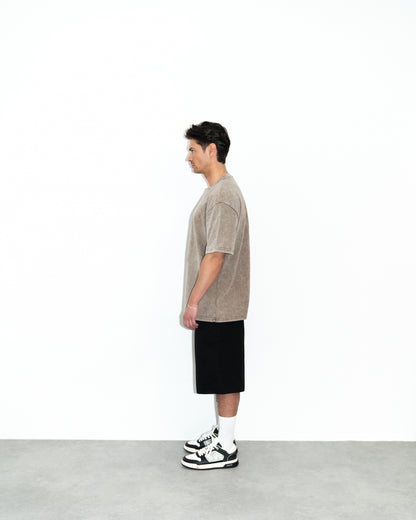 Ceasarss T-Shirt Washed Beige