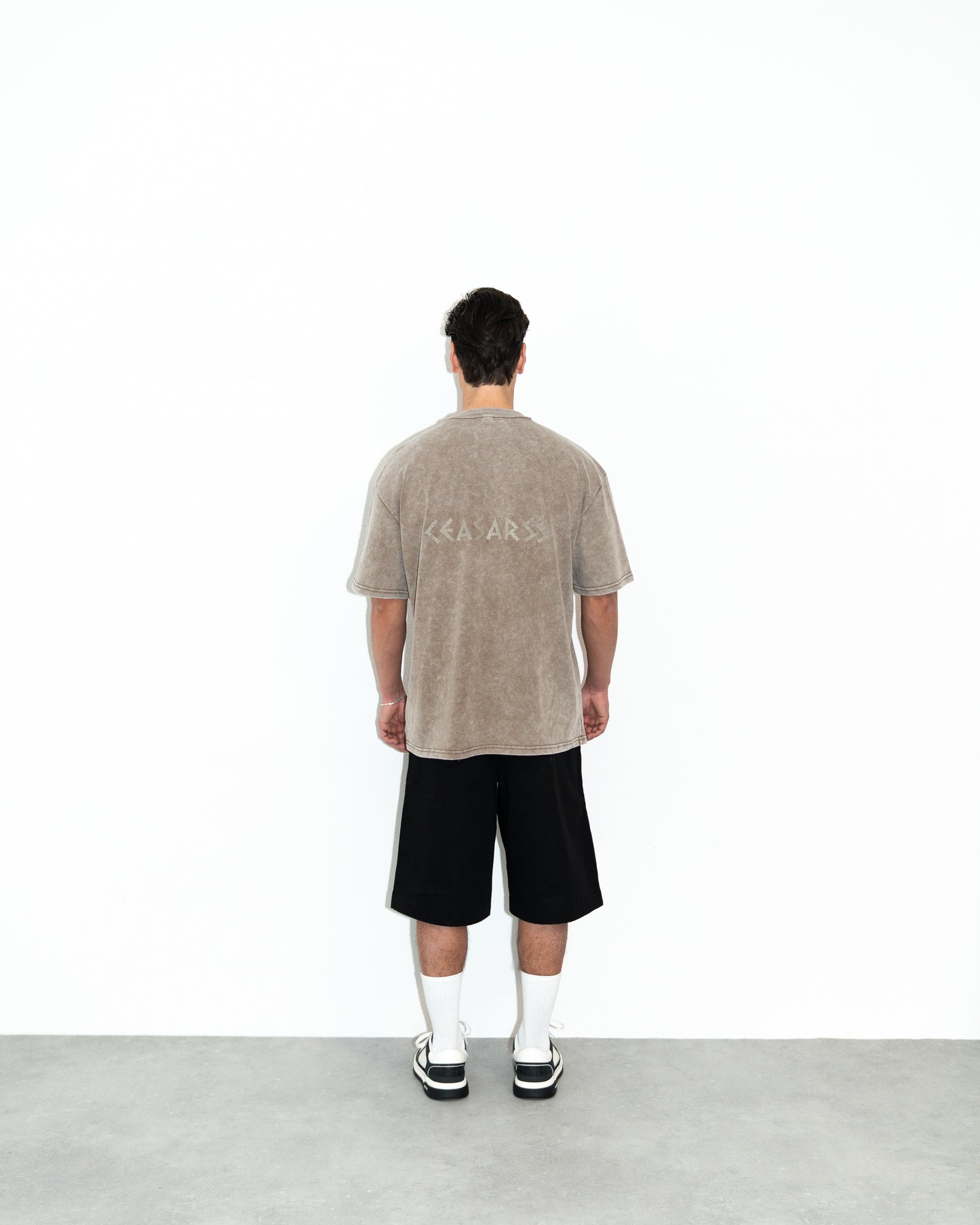 Ceasarss T-Shirt Washed Beige