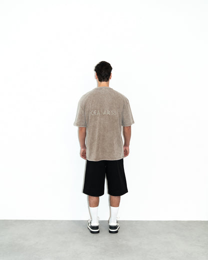 Ceasarss T-Shirt Washed Beige