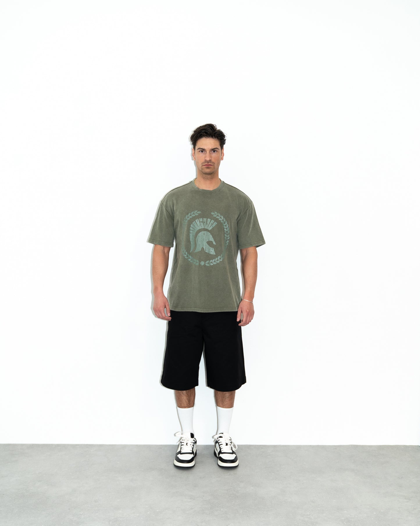 Ceasarss T-Shirt Washed Khaki