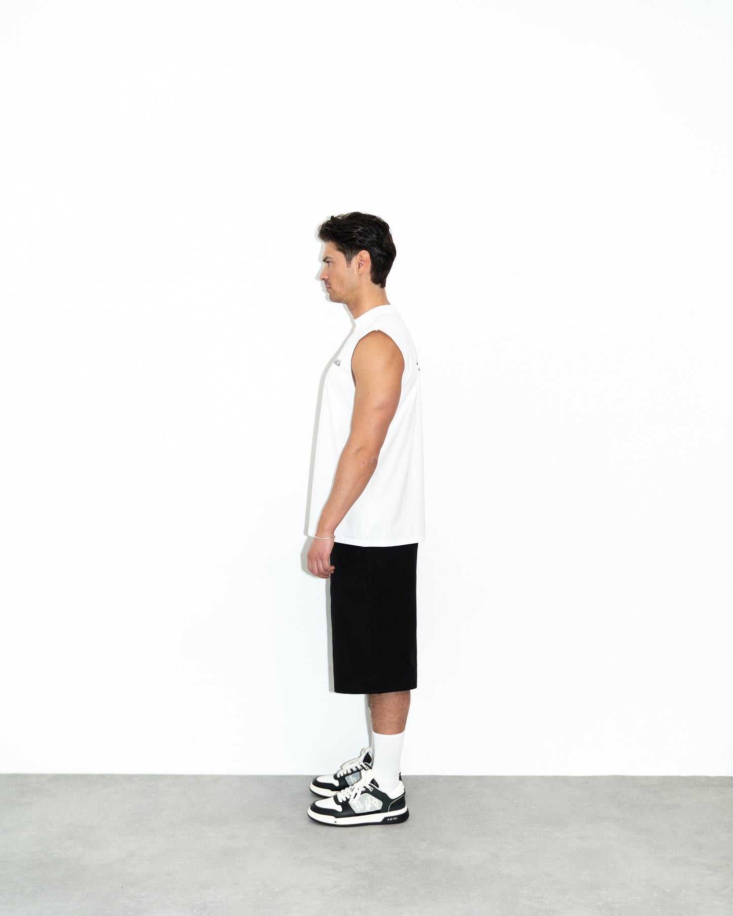 Ceasarss Logo Sleeveless T-Shirt White