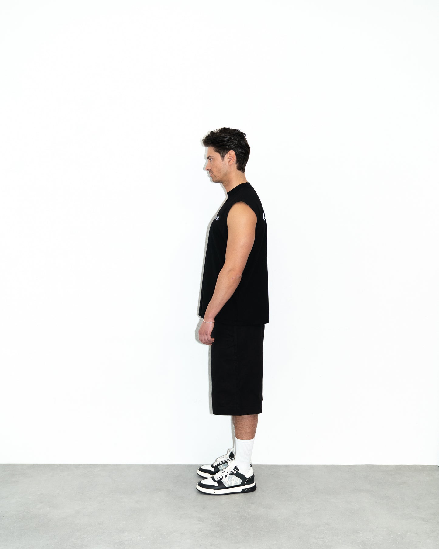 Ceasarss Logo Sleeveless T-Shirt Black