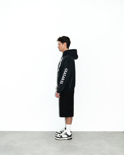 Ceasarss Hoodie Washed Black