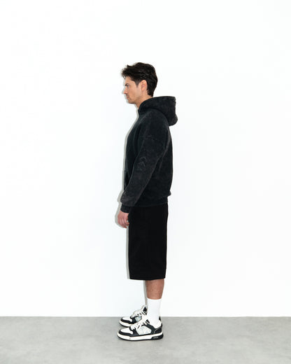 Ceasarss Hoodie Washed Black on Black
