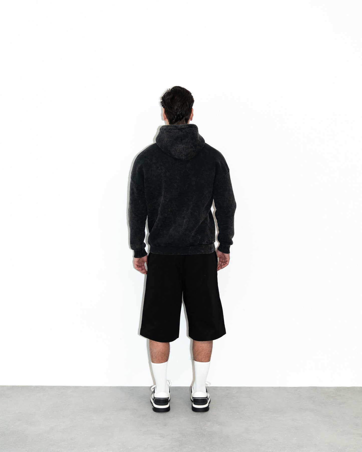 Ceasarss Hoodie Washed Black on Black